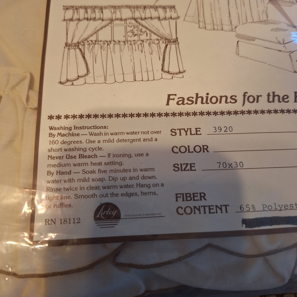 Rennie-Sunshine Floral Embroidered Vintage Off White Curtain Panels - 4 Sets - Picture 6 of 10